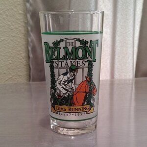 1997 Official 129th Running Belmont Stakes Mint Julep Glass